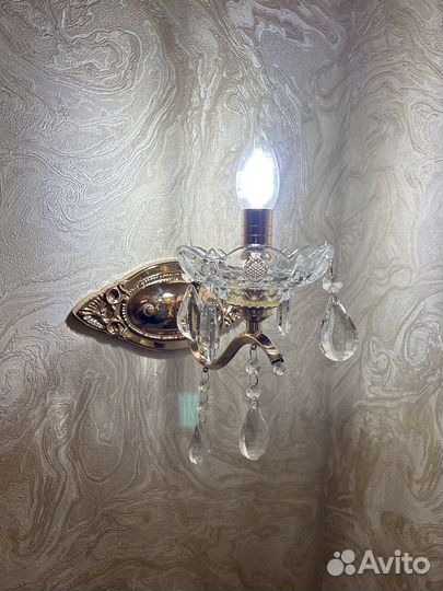 Два хрустальные бра Евросвет