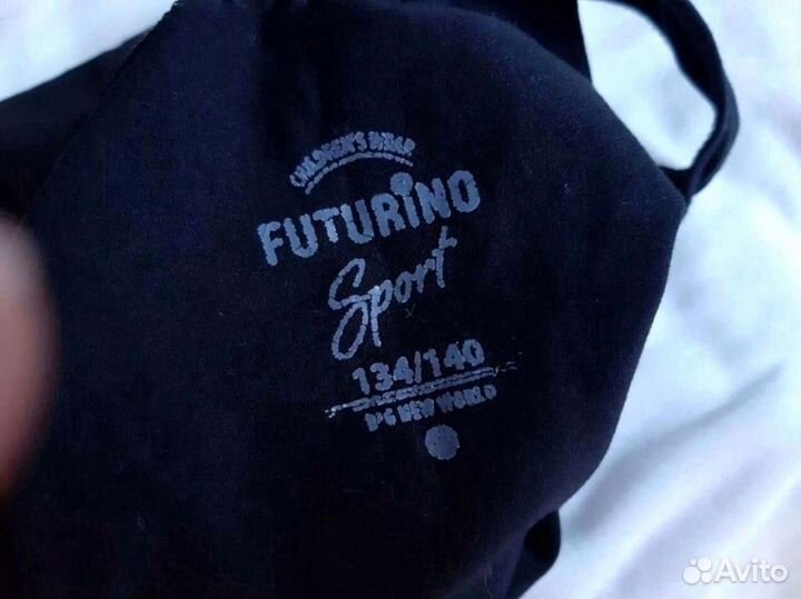 Черный гимнастический купальник Futurino 134 140