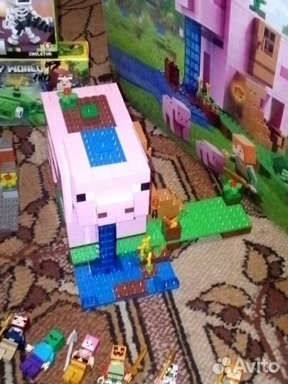 Наборы лего Майнкрафт аналог