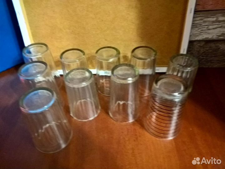 Бокалы,рюмки, стопки, стаканы стекло