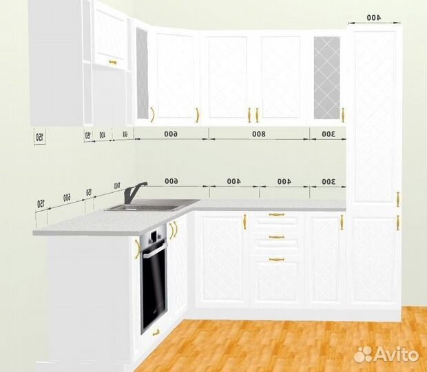 Кухня модульная новая