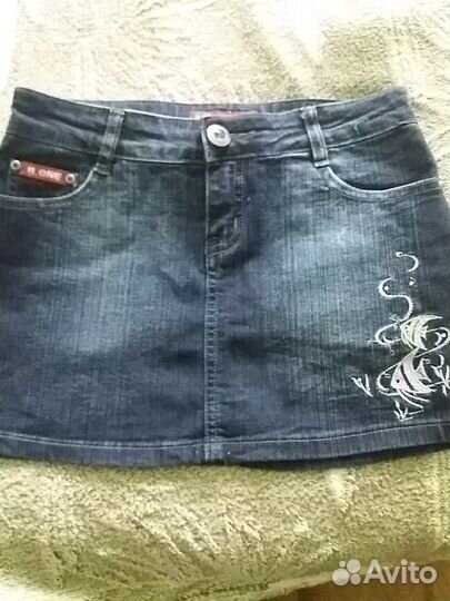 Юбка джинсовая