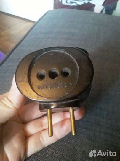 Винтаж тройник электро розетка СССР