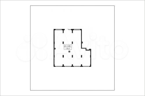 Аренда, торговое помещение площадью 139.2 кв.м