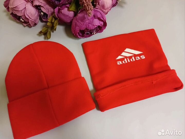 Комплект шапка и снуд