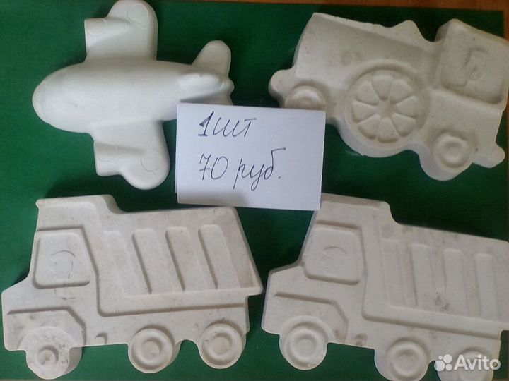 Гипсовые игрушки-раскраски 3+