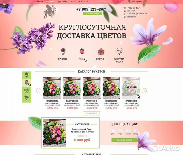 Создание сайтов (продвижение+реклама)