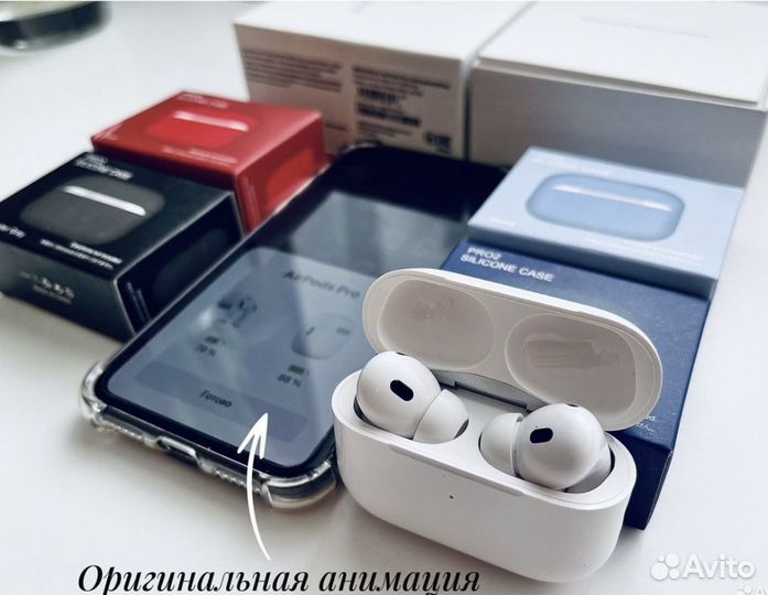 Беспроводные наушники Airpods pro 2чехол в подарок