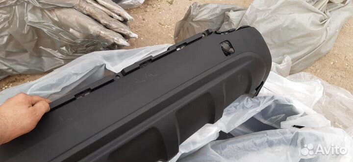 Бампер задний нижняя часть Kia Sportage 2016-2018