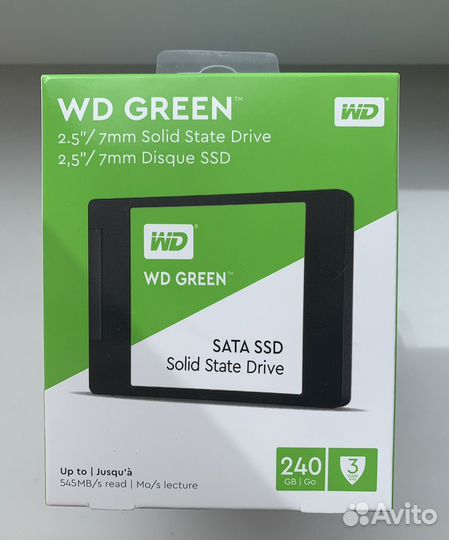 SSD WD Green 240 gb 2.5 (новый)
