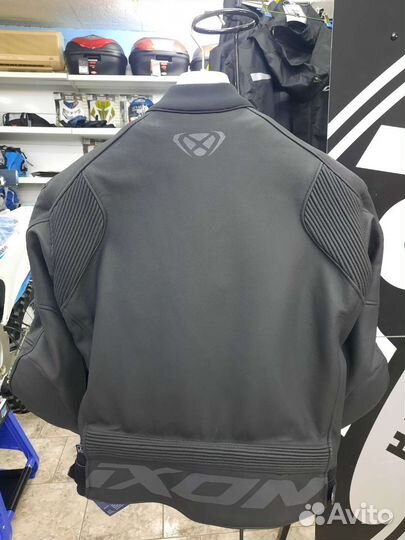 Мотокуртка кожаная мужская Icon Sparrow