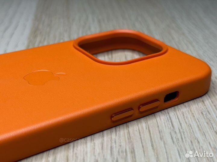 iPhone 14 Pro Max. Кожаный чехол 