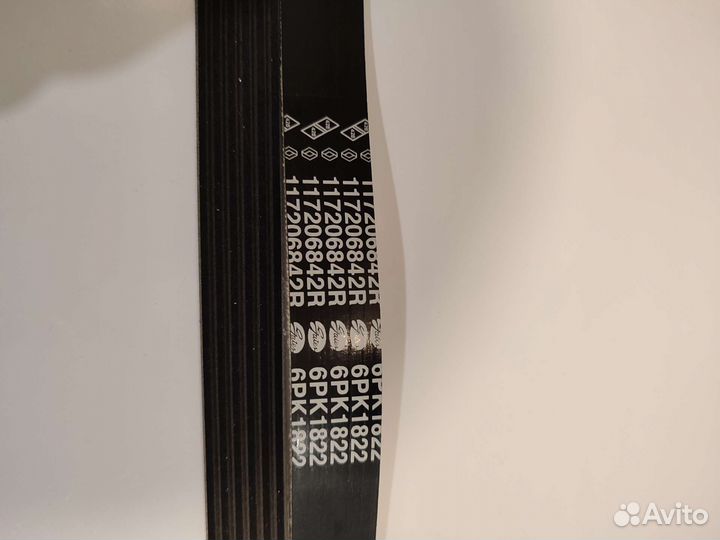 Ремень генератора логан ларгус к4м к7м 117206842r