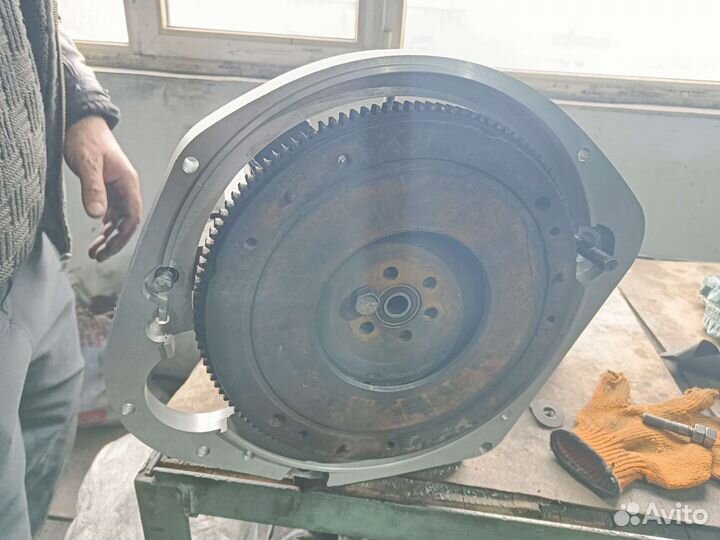 Плита переходная Заз Луаз на Ваз классику двигат