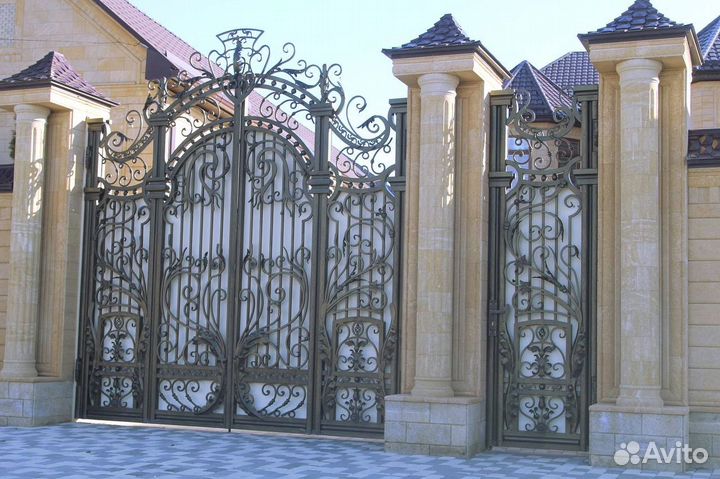 Кованные ворота