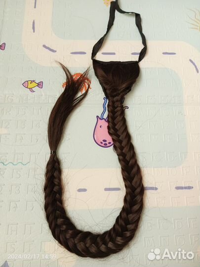 Шиньон на ленте