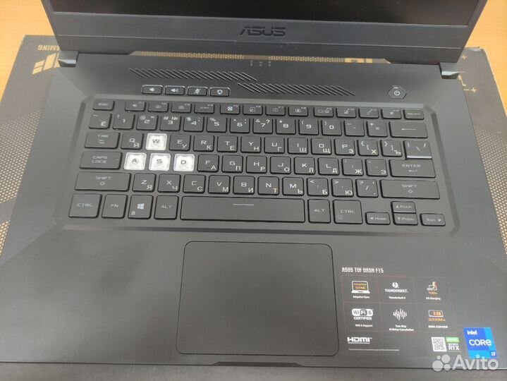 Ноутбук asus TUF Dash F15 TUF516PE-AB73 i7 11370