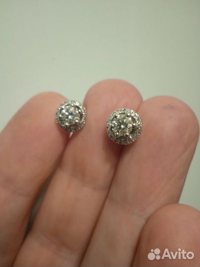 Серьги с бриллиантами