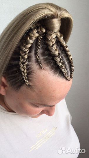Прически,локоны,афрохвост,хвост, боксёрские косы
