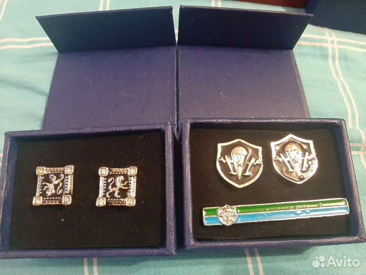 Запонки в подарочных коробках