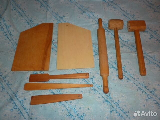 Деревянная кухонная утварь