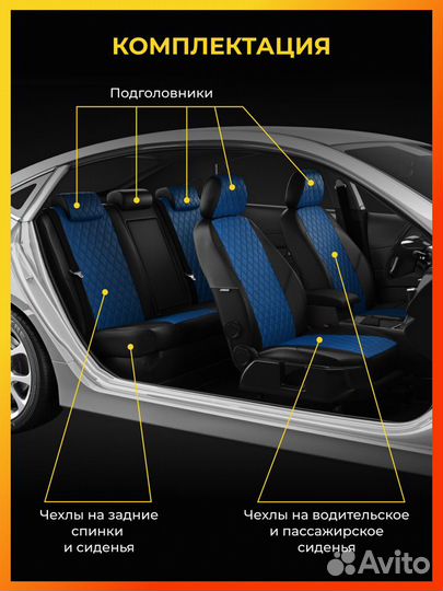 Авточехлы для Шкода Фабиа 1 с 2001-2007г