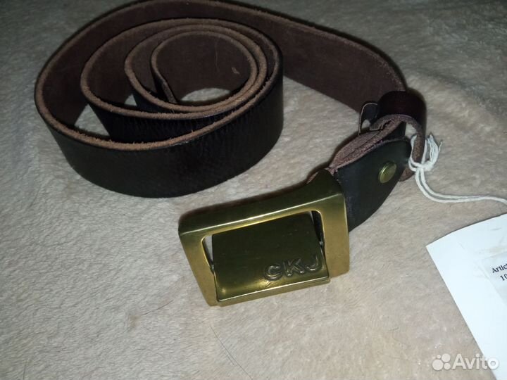 Ремень кожаный, оригинал, Calvin Klein