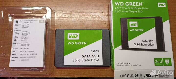 Ssd диск WD green 240gb
