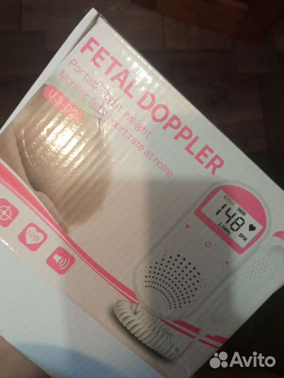 Портативный допплер (сердцебиение плода)