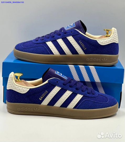 Кроссовки Adidas Gazelle Navy (Арт.73578)