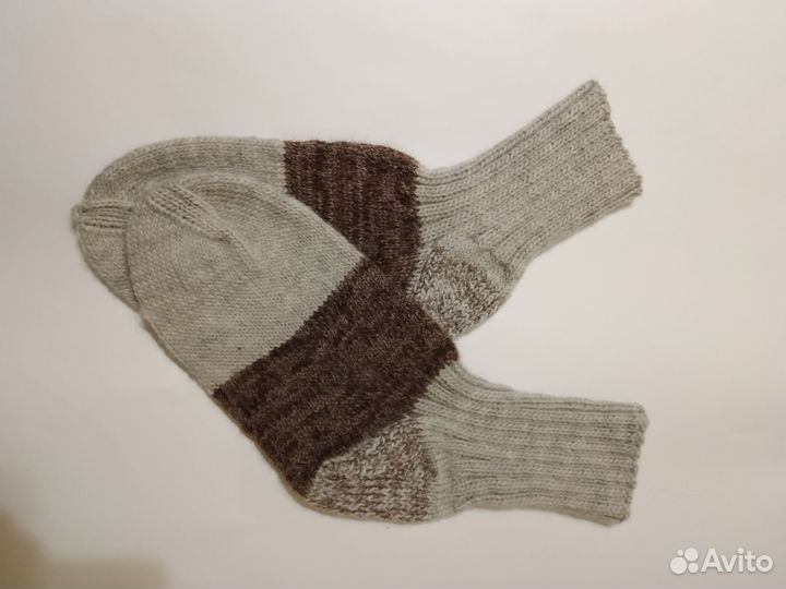Носки мужские вязаные ручной работы