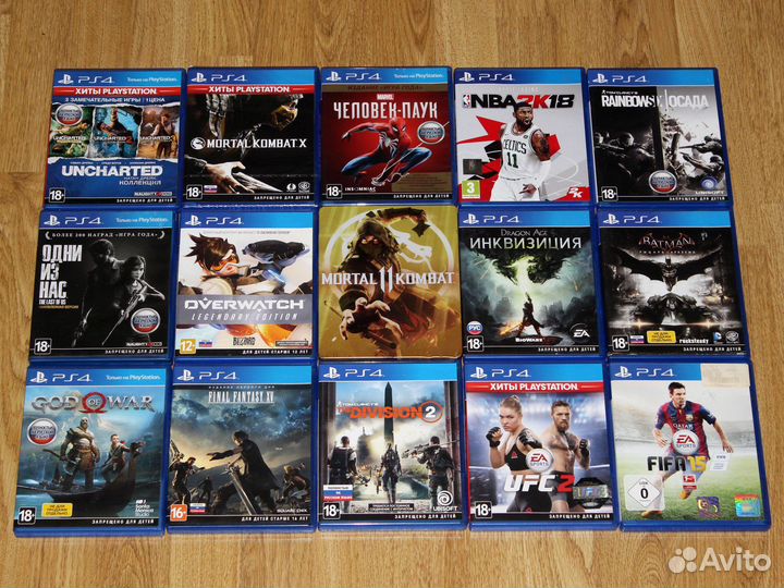Игры на PS4 и PS5 цены в описании
