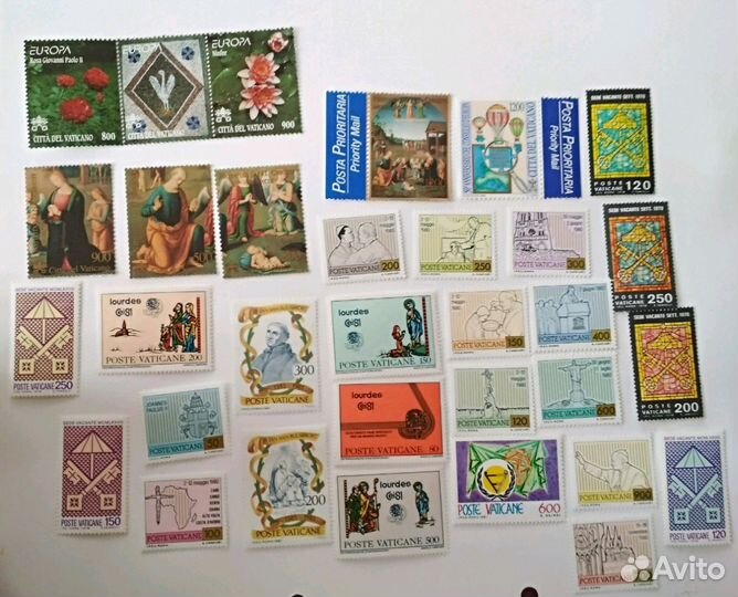 Марки Vaticane Poste\Ватикан