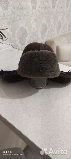 Шапка мужская натуральная, обхват 54-56 см