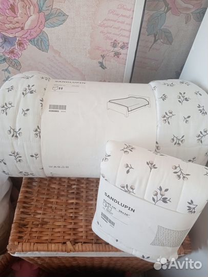 Покрывало на кровать с наволочками (комплект) Икеа