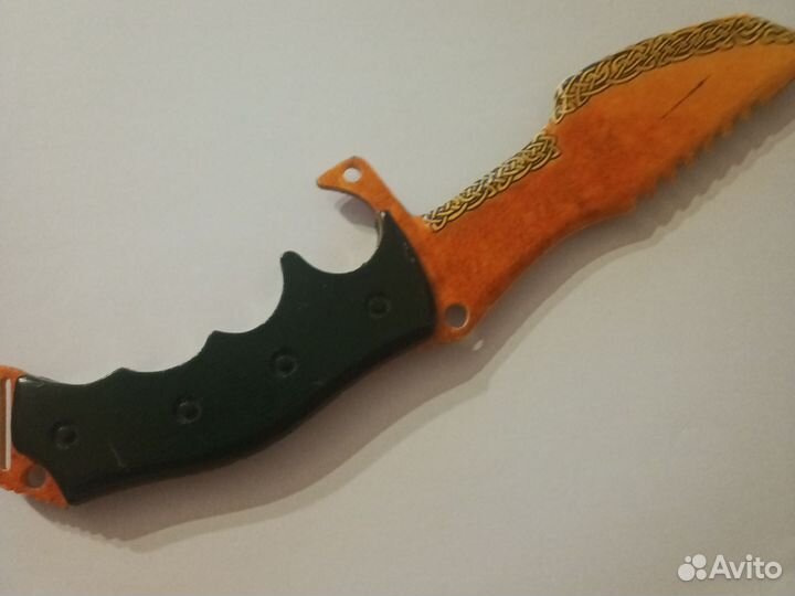 Охотничий нож из дерева кс го
