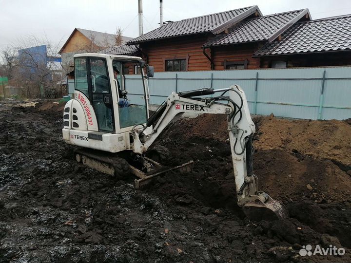 Услуги мини экскаватора Аренда 4 ковша