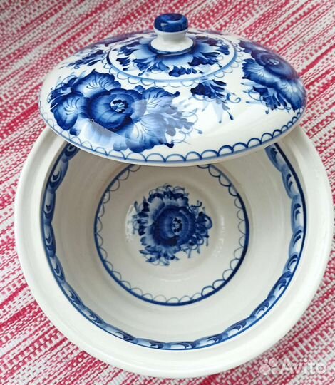 Супница Гжель