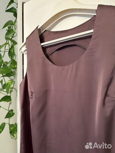 Атласный топ