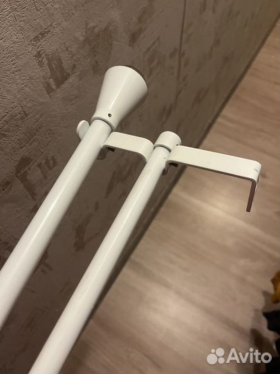 Карнизы для штор двухрядный металлический