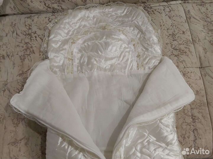 Конверт плюс одеялко на выписку из роддома