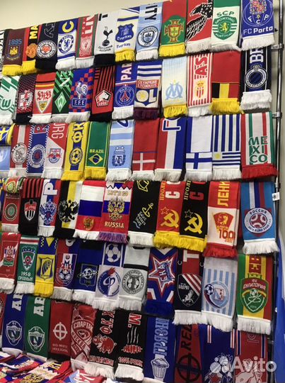 Шарфы футбольных и хоккейных клубов России и мира