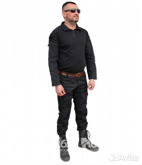 Костюм тактический летний с наколенниками и налоко