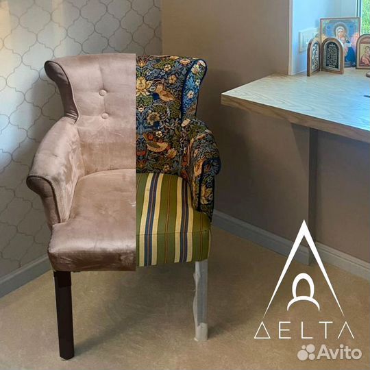 Перетяжка мягкой мебели / Тканевая перетяжка