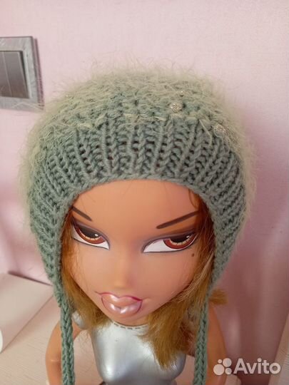 Шапка чепчик с ушками