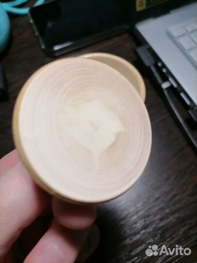 Солонка\перечница деревянная (осина) расписная