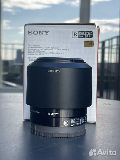 Объектив sony 50mm f 1 8 OSS SEL50F18
