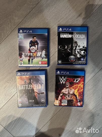 Игры на дисках на ps4