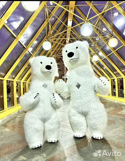 Белый Медведь, Поздравление, Аниматоры