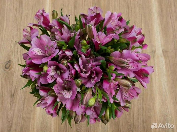 Букет из 21 альстромерии